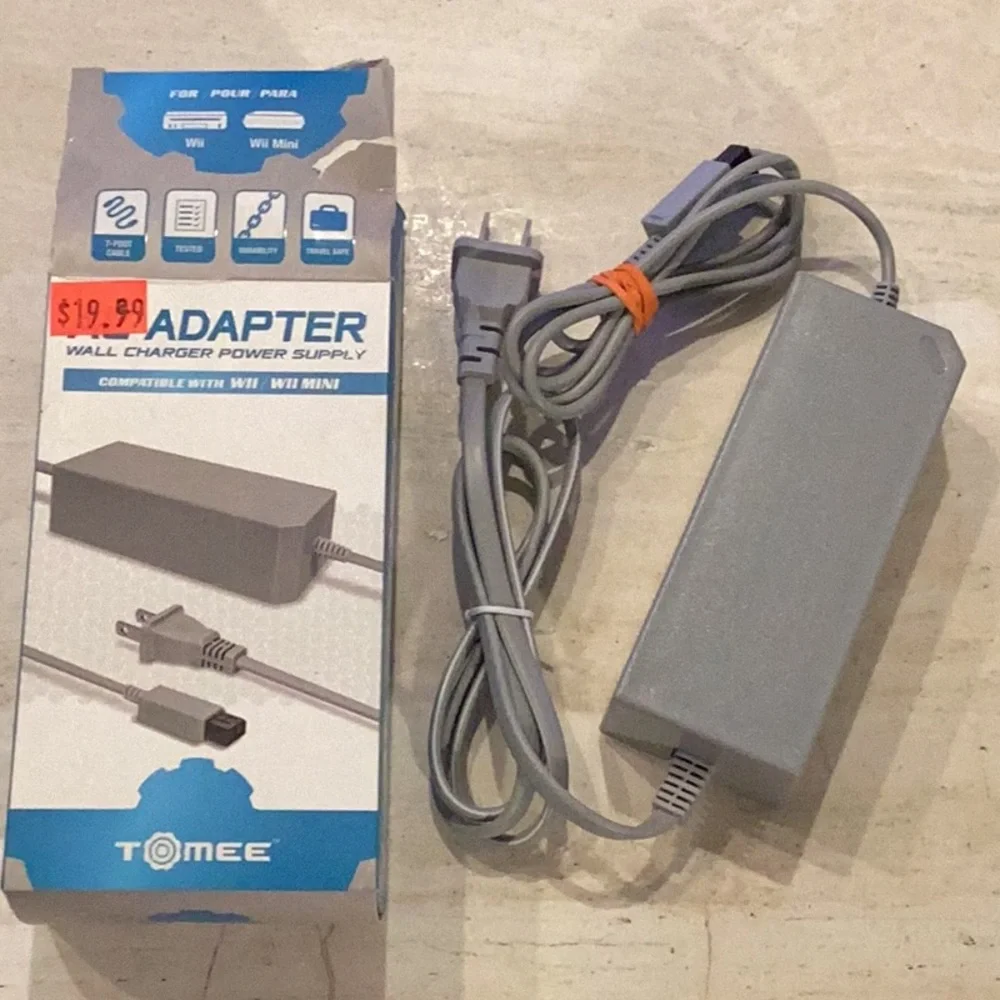 Wii Power Supply AC Adapter Replacement For Use With Wii Console
